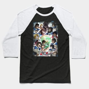 Insect Invasion Formars Tee Showcasing Characters' Confrontation with Alien Species Baseball T-Shirt